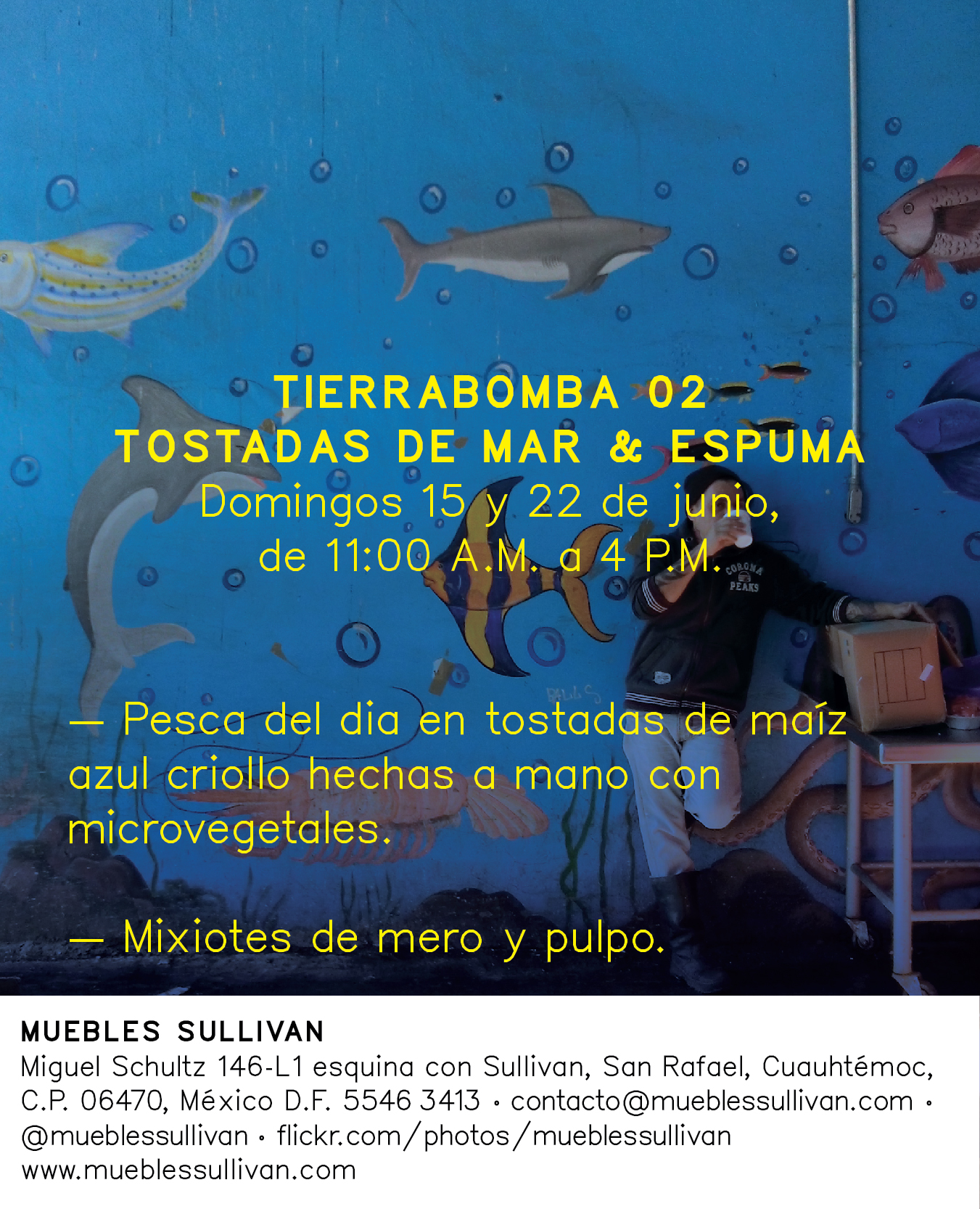 TIERRABOMBA 2: TOSTADAS & TACOS DE MAR Y ESPUMA